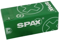 Spax universalskrue, delgjenget, senkhode, 4-cut Ø5,0mm x 80mm TORX 20 