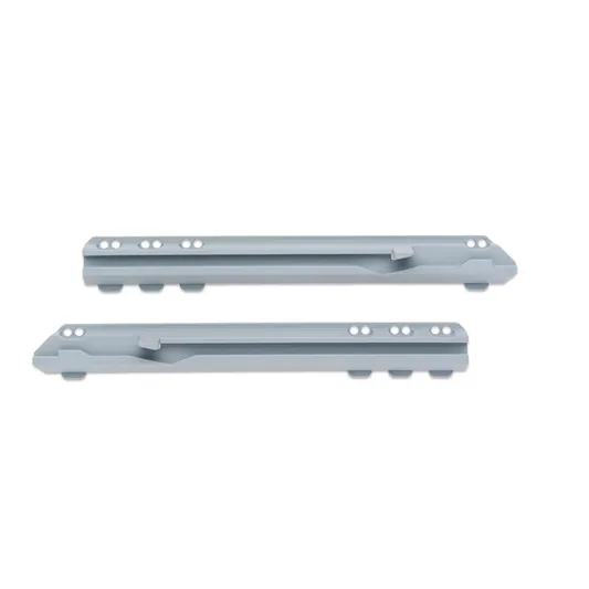 Plastskinne Pelly BAC 16mm Skrog Sølv