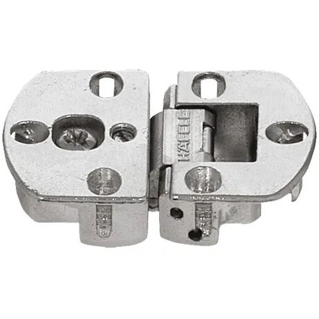 Klaffehengsel Justering Ø35mm 3D Nikkel