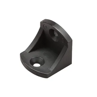 Vinkel Plast 24x23x23mm Sort