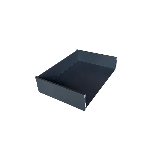 Plicobox D450 x B568 x H170 mm 7/8 uttrekk 25 kg karbon svart