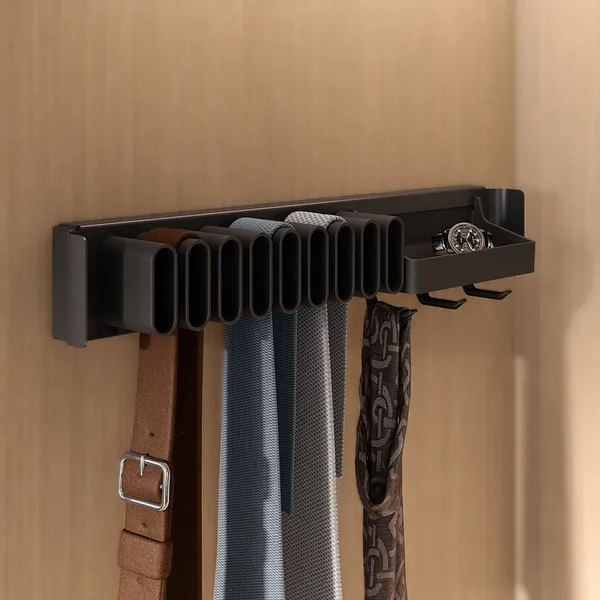 Belte & Slips Holder Conero Utrekk Oppbevarings Kopp Svart