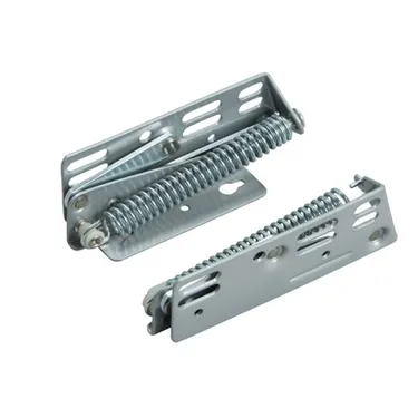 Klaffehengsel 87°  M/2 Fjærer Justering Høyre/Venstre Sølv