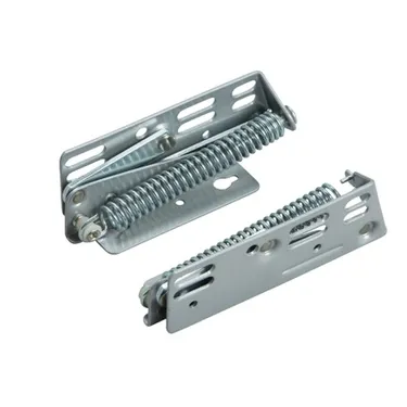 Klaffehengsel 87°  M/2 Fjærer Justering Høyre/Venstre Sølv