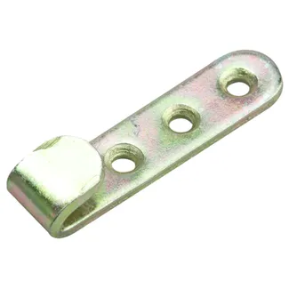 Klaffebordhengsel 62x15x3mm Gulgalvanisert  Hann