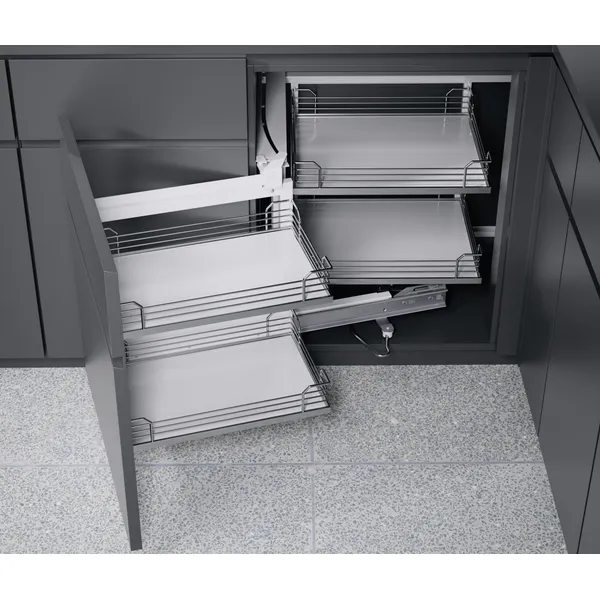 Uttrekk Kesseböhmer Magic-Corner Arena Classic M/Kurver Hvit/Sølv