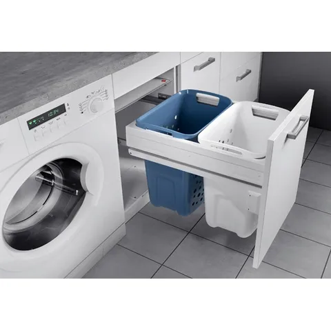 Skittentøysuttrekk Hailo  50/60cm Hvit 2stk 