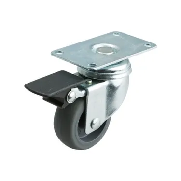 Møbelhjul Ø50mm M/Brems 40 kg