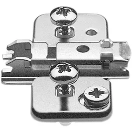 Monteringsplate Blum H0 37mm Dübel M/Exenter Høydejustering