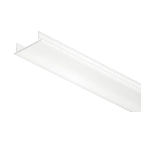 Plastglass For Led-Stripe 2,5m Hvit