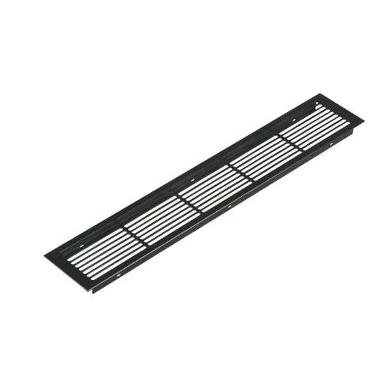 Lufterist 500x86mm 200cm2 Aluminium - Flere Farger