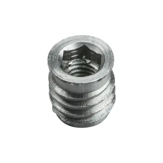 Rampamuffe M8x14x15mm Stål Ubehandlet 