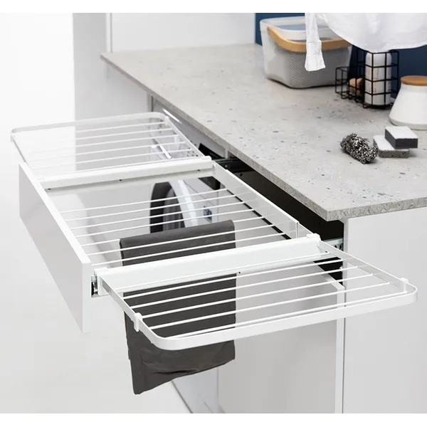 Tørkestativ Pelly Foldbart Til Skuff Hvit