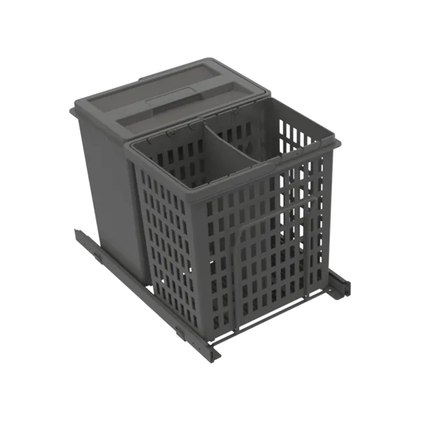 Avfallssorterer IMA Select Basic 400 ECO Bunnmontert Antrasitt 