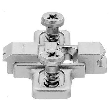 Monteringsplate Blum 37mm H0 M/Euroskrue Zamak