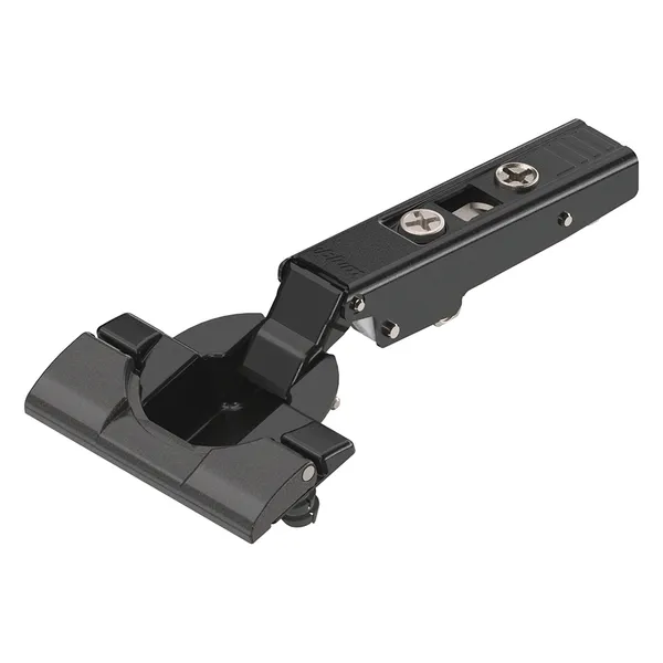 Hengsel Blum 110° Utenpåliggende U/Fjær Inserta Svart Onyx