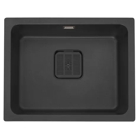 Kjøkkenvask Stala Combo 1 kum underlimt sort kompositt