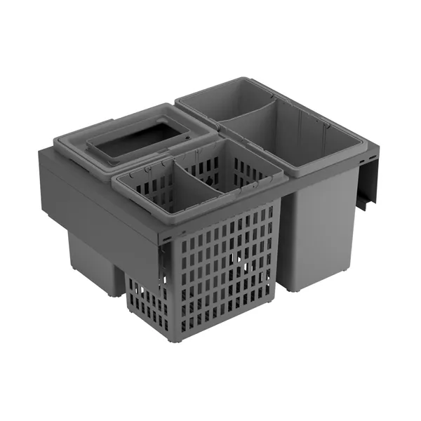 Avfallssorterer IMA Trend 600 ECO Sort Karbon 