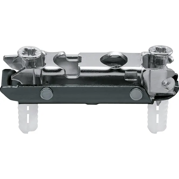 Monteringsplate Blum H0 20mm Dübel m/exenter høydejustering svart onyx