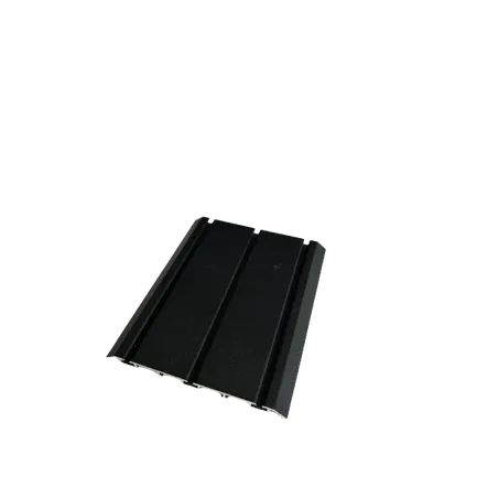 Skyvedørskinne BT Bunn 50kg 3 Spor 3m  Sort 