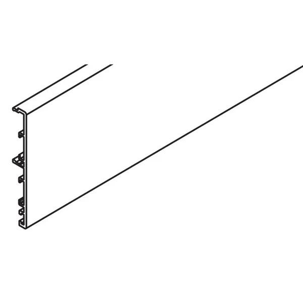 Frontpanel Eku Porta ClipOn 8x59,5mm 6m Aluminium