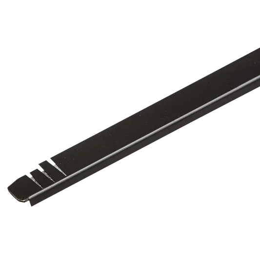 Beskyttelseslist 595x19mm dobbelsidig teip sort