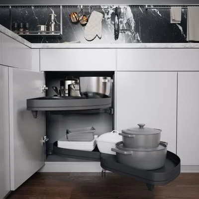 Løsninger for hjørneskap på kjøkkenet