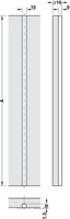 Dørretter Profil Justerbar For Dører H1900-2200mm