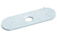 Låseblikk Lang 35x12x1,25mm Ø4,5mm Stål 