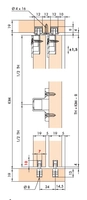 Skinne Eku Clipo 15 2-Spors For Innfresning 2,5m 
