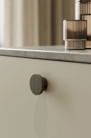 Knott 1038 Furnipart Circle  H24mm Ø50mm Mørk Brun Eik