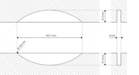 Lamello C20 Plast 60x23x4mm Transparent  250stk