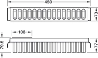 Beholder Kesseböhmer Conero Til Belte & Slips 223x425mm Antrasitt