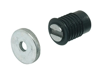 Magnetlås Ø8mm 2kg Innfresning Sort