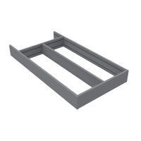 Bestikkinnlegg IMA Flex Frame Justerbar Aluminium  55cm 278x523mm Antrasite