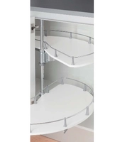 Hjørnekarusell Pelly 1/2 Hvit/Sølv