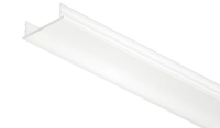 Plastglass For Led-Stripe 2500mm Hvit