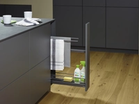 Uttrekk Kesseböhmer 150mm 1 Hylle + Håndkleholder Antrasitt