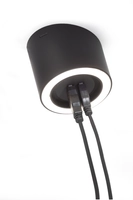 UNIKA Led-spot, m/USB, sort, 24V,4,5 Watt