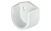 Garderoberørholder 25mm Plast Hvit