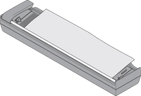 Foliekutter Blum Orga-Line Aluminium M/Folie