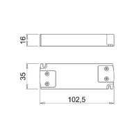Trafo Led 24V 1-15W 1,5m Kabel 6 Utganger