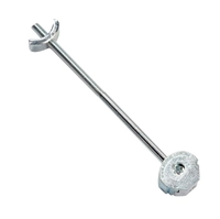 Zipbolt benkeplatefor, for >12mm m/snekke T25 4x100mm