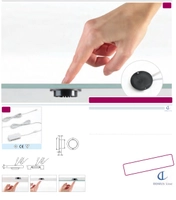 Bryter/Dimmer Capsens Skjult V13 