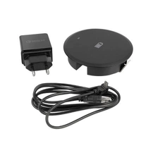 Ladeplate Trådløs 15W Ø80mm 1,5m Kabel 
