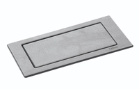 EVOline BackFlip keramisk grå betong 2xstikk, 1x1A USB Lader