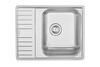 Kjøkkenvask Lyria 1 kum høyre med rille 630x500mm
