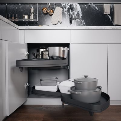 Løsninger for hjørneskap på kjøkkenet 