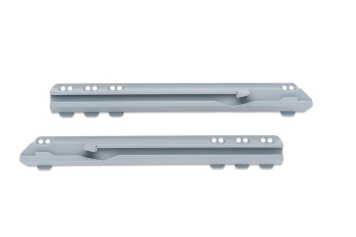 Plastskinne Pelly BAC 16mm Skrog Sølv