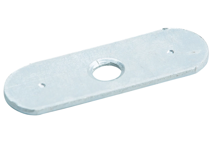 Låseblikk Lang 35x12x1,25mm Ø4,5mm Stål 